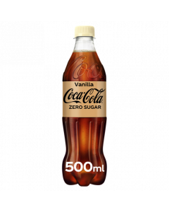 Coca Cola ZERO Vanilla Bottles 500ml x 24