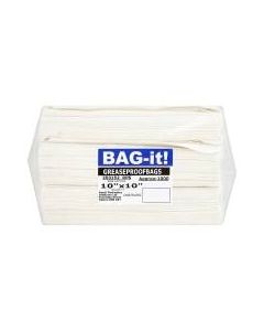 BAG-IT White Sulphite Bags 10 x10 inch (1000)