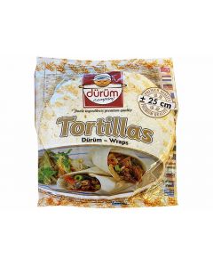 Durum Tortilla Wraps 10" (25cm) x 10