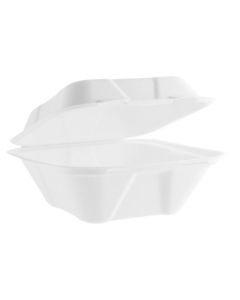 Bagasse Clamshell 7 x 7inch (50)