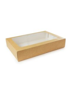 Large sandwich platter box and insert (25)